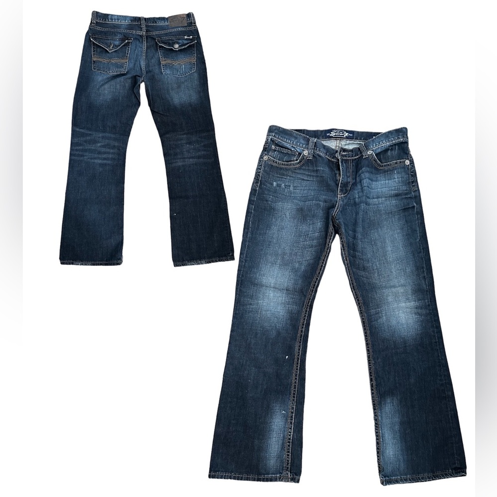Seven dark wash jeans 36X34 boot cut.
